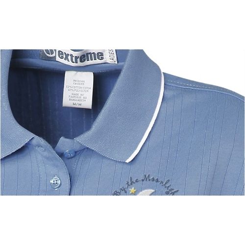 Additional Image 1 - a close up of a blue shirt