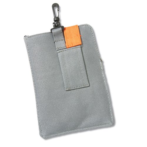 Additional Image 2 - a grey bag with a yellow tag