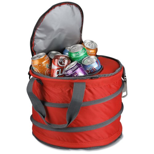 Additional Image 3 - a red cooler with a lid open
