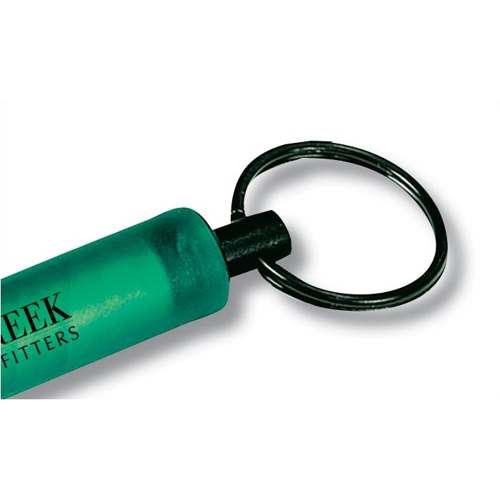 Additional Image 2 - a green keychain with a black ring