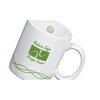 Additional Thumbnail Image 1 - a white mug with green logo