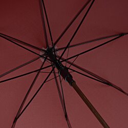 a close up of an umbrella