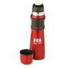 View Image 2 of 2 of Flask with Rubberized Grip - 18 oz. - Closeout