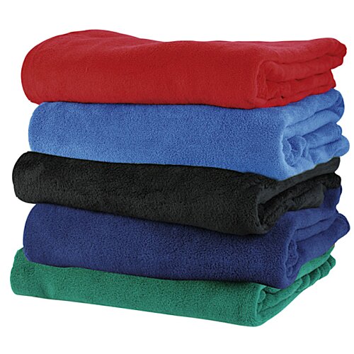 Additional Image 1 - a stack of folded blankets