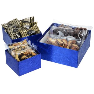 Additional Image 1 - a group of blue boxes with a lid open