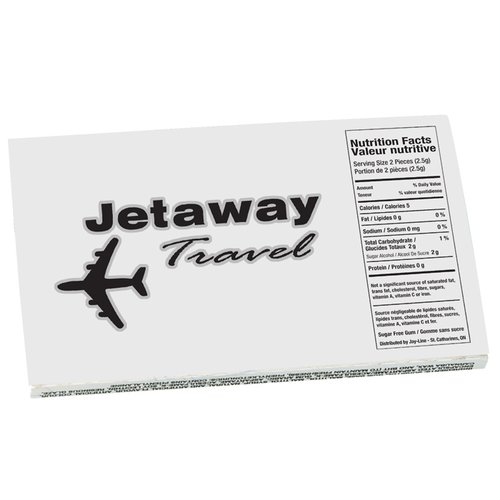 Additional Image 3 - a white card with black text and a plane