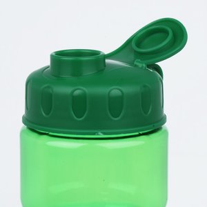 Additional Image 2 - a green plastic shaker with a green lid