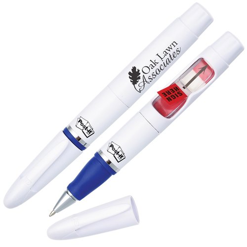 Additional Image 2 - two white markers with red and blue caps