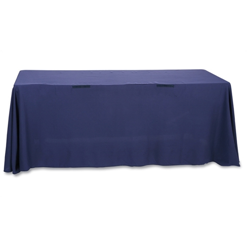 Additional Image 3 - a blue tablecloth on a white background