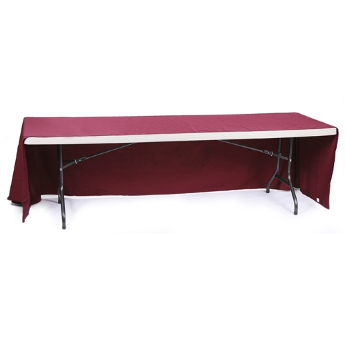Additional Image 1 - a table with a red cover