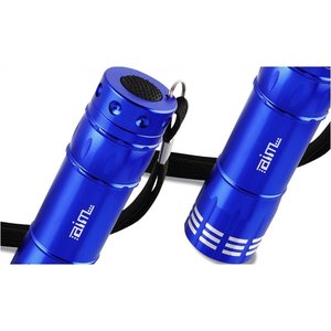 Additional Image 1 - a close up of a blue flashlight