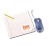 a mouse and a notebook