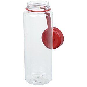 Additional Image 1 - a clear plastic bottle with a red lid