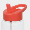 View Image 2 of 3 of Clear Impact Guzzler Sport Bottle with Flip Straw Lid - 32 oz.