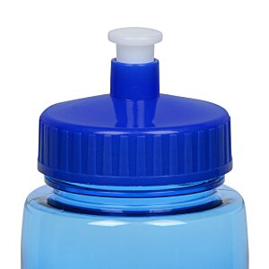 Additional Image 3 - a blue plastic bottle with a blue cap
