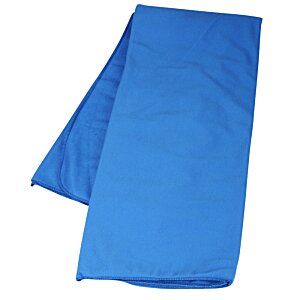Additional Image 2 - a blue towel on a white background