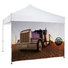 View Image 2 of 2 of Standard 10' Event Tent - Tent Wall - One Sided - Full Colour