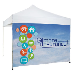 Additional Image 1 - a white tent with a logo on it
