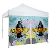 View Image 3 of 3 of Standard 10' Event Tent - Middle Zipper Wall - One Sided- Full Colour