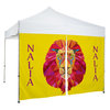 View Image 3 of 3 of Standard 10' Event Tent - Middle Zipper Wall - Two Sided- Full Colour