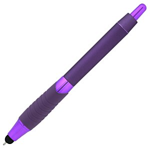 Additional Image 3 - a purple pen with a black cap