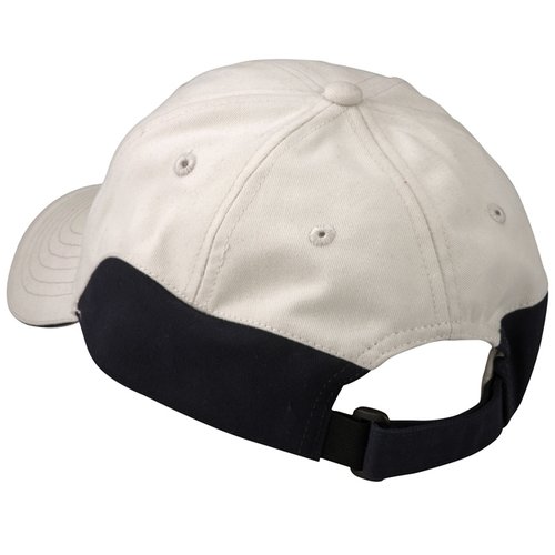 Additional Image 2 - a white hat with a black band