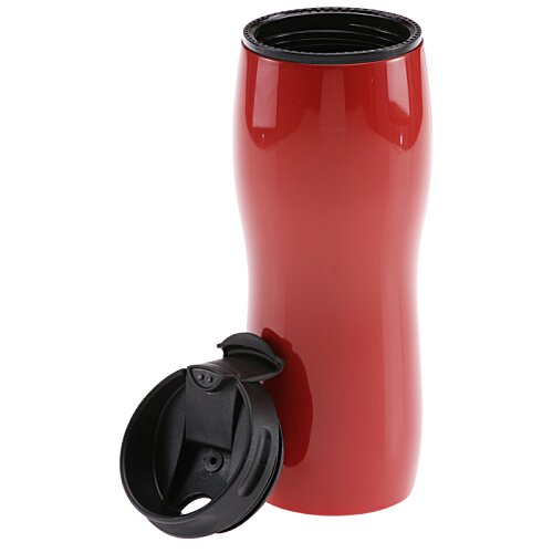 Additional Image 2 - a red and black tumbler