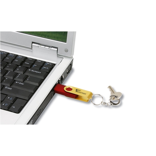 Additional Image 1 - a usb flash drive coming out of a laptop