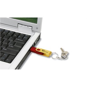 Additional Image 1 - a usb flash drive coming out of a laptop