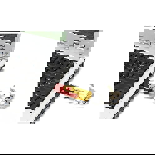 Additional Image 1 - a usb flash drive coming out of a laptop