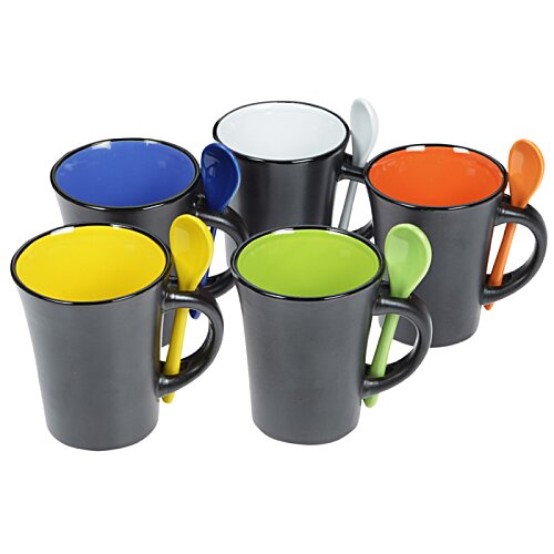 Additional Image 2 - a group of colorful mugs