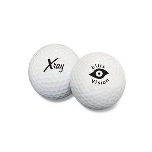 Additional Image 1 - a pair of white balls with black writing on them