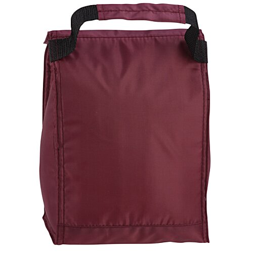Additional Image 2 - a red bag with black handles