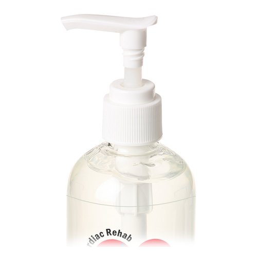 Additional Image 1 - a clear plastic bottle with a white pump