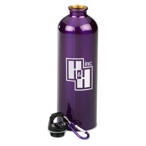 Additional Image 1 - a purple water bottle with a cord