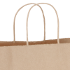 View Image 2 of 3 of Kraft Paper Brown Shopping Bag - 8-1/4" x 6"