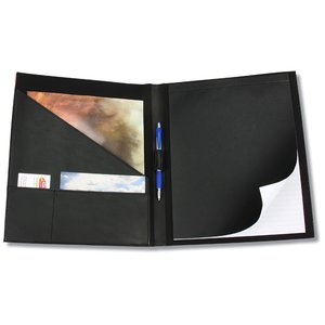 Additional Image 1 - a black folder with a picture of a piano
