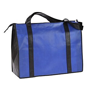 Additional Image 1 - a blue bag with black straps
