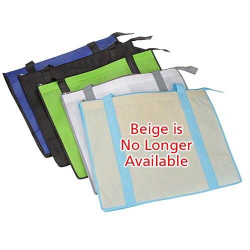 Non-Woven Zippered Convention Tote - 24 hr Image 1 of 1