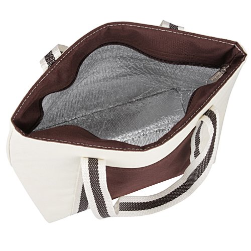 Additional Image 1 - a white and brown bag