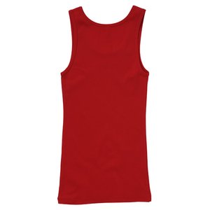 Additional Image 1 - a red tank top on a white background