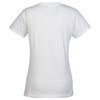 View Image 2 of 3 of Gildan Softstyle Scoop Neck T-Shirt - Ladies' - White - Screen