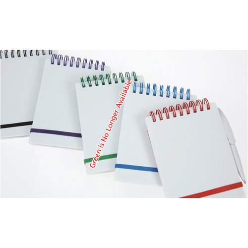Additional Image 1 - a group of small white and red spiral bound notebooks