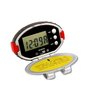 View Image 3 of 4 of Oval Pedometer with Clock