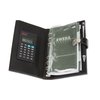 Additional Thumbnail Image 1 - a black wallet with a silver cover