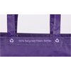 View Image 3 of 5 of Expressions Laminated Grocery Tote - Purple