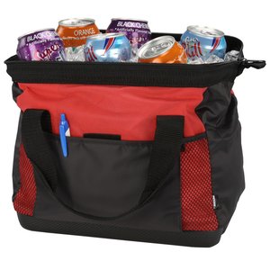 Additional Image 3 - a bag with a red and black bag