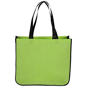 Additional Image 1 - a green bag with black handles