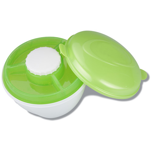 Additional Image 1 - a green and white container with a lid