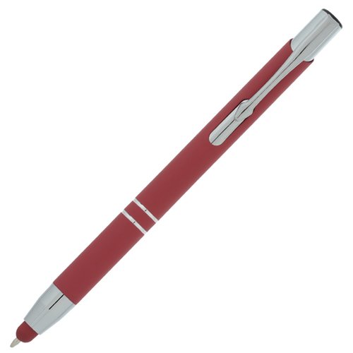 Venetian Soft Touch Stylus Metal Pen - Laser Image 2 of 5